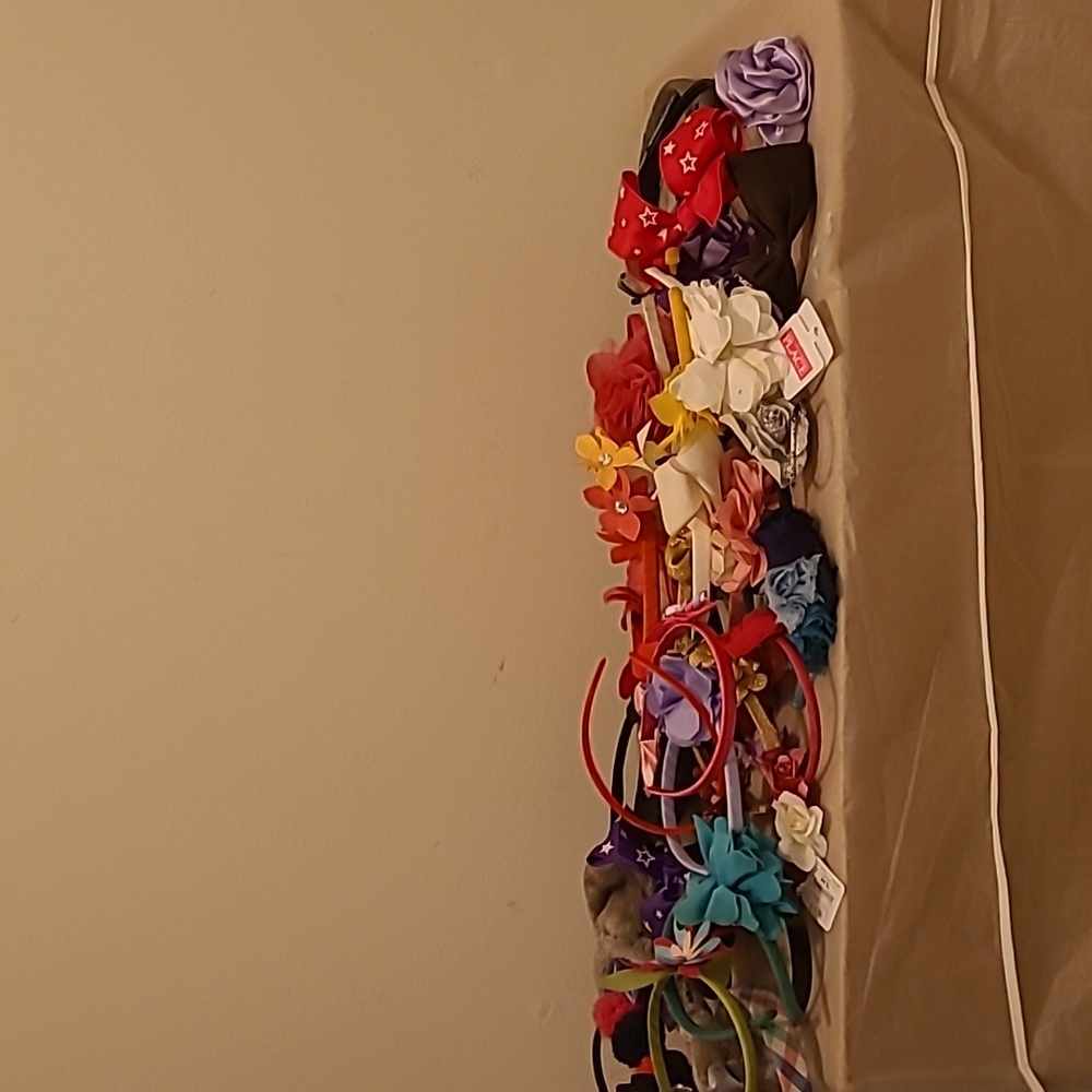 Back to School Mix matches of hair accessories, headbands with bows and flowers